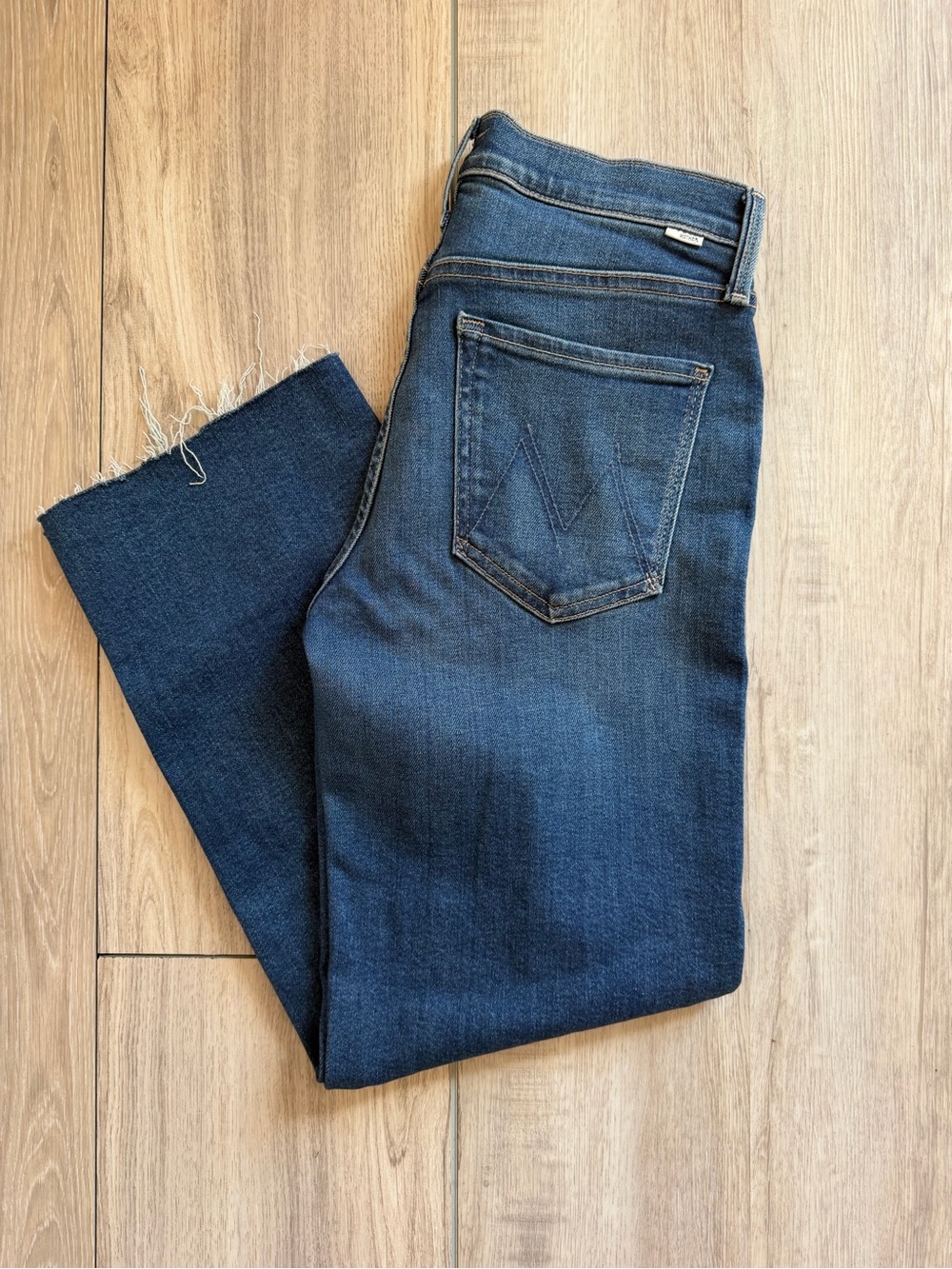 MOTHER Mid Rise Rambler Zip Ankle Fray - Picture 9 of 12